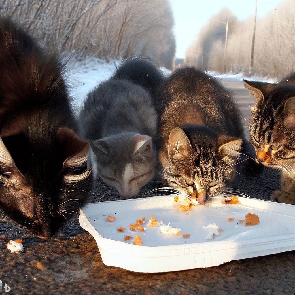 stray-cats-styrofoam-plate
